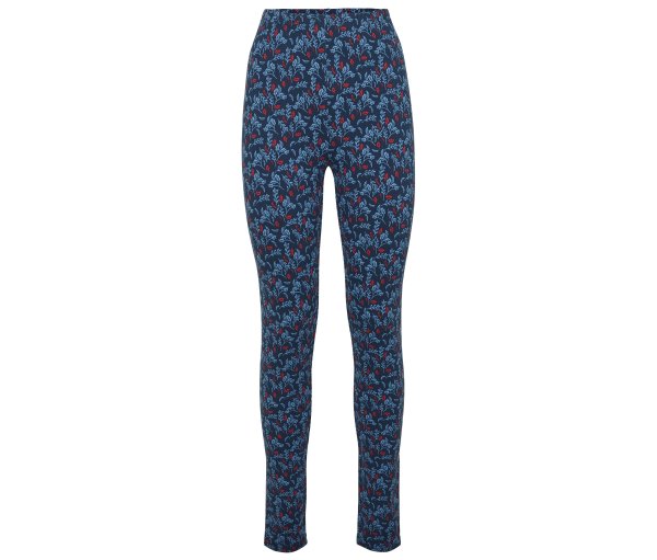 Tchibo - Kuschelige-Leggings - Damen - Gr. XL - dunkelblau/print