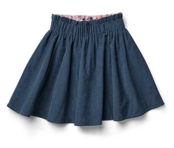 Tchibo - Kinder-Cord-Wende-Rock - Mädchen - Gr. 86/92 - dunkelblau