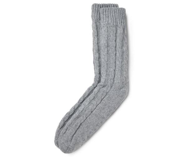 Tchibo - Hausschuhsocken - Herren - Gr. 41-43 - grau