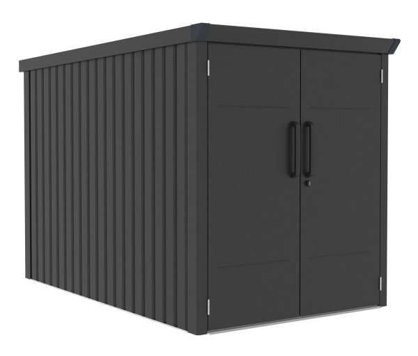 Tchibo - Fahrradbox - 222x133x151cm - anthrazit - Stahl