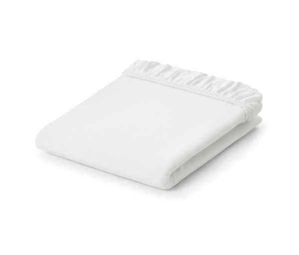 Tchibo - Jersey-Spannbettlaken - weiß