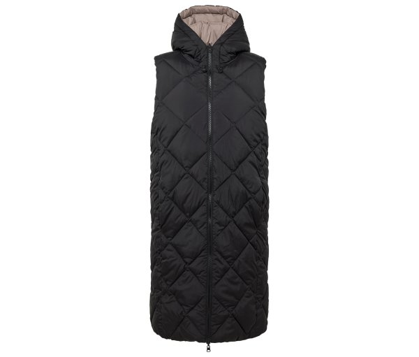 Tchibo - Lange wendbare Steppweste - Damen - Gr. 40 - schwarz