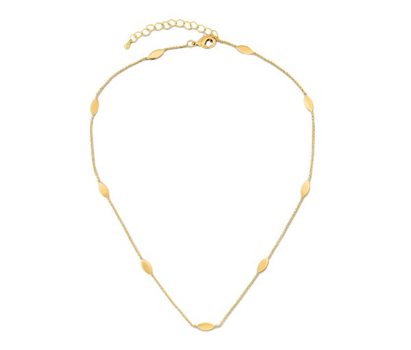 Tchibo - Kette mit Navettes - gold