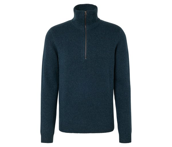 Tchibo - Troyer-Pullover - Herren - Gr. L - blau
