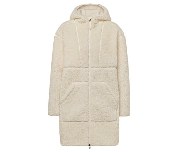 Tchibo - Teddyfleece Mantel - Damen - Gr. M - creme