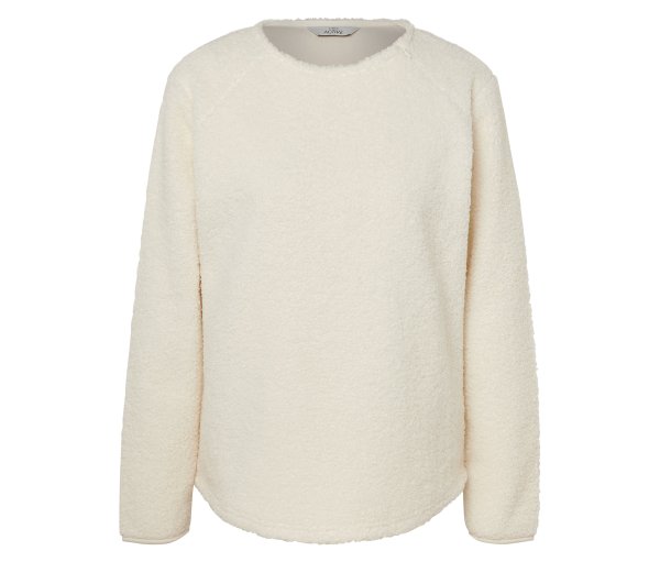 Tchibo - Teddy-Pullover - Damen - Gr. L - creme