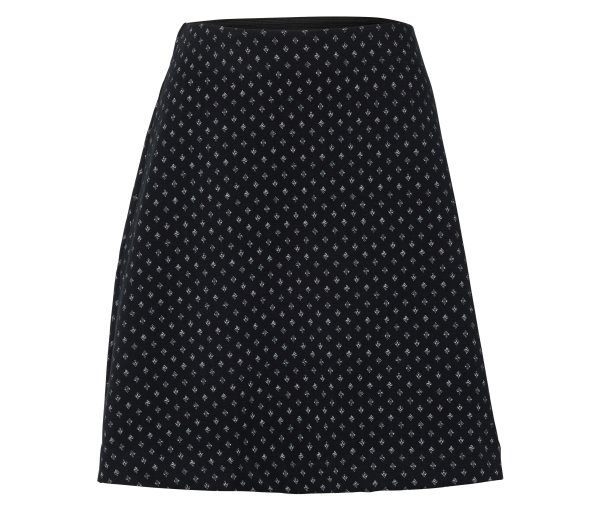 Tchibo - Glitzernder Jacquard-Rock - Damen - Gr. L - silber/jacquard