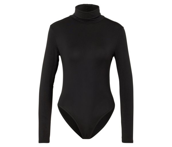 Tchibo - Body mit Stehkragen - Damen - Gr. 40 - schwarz