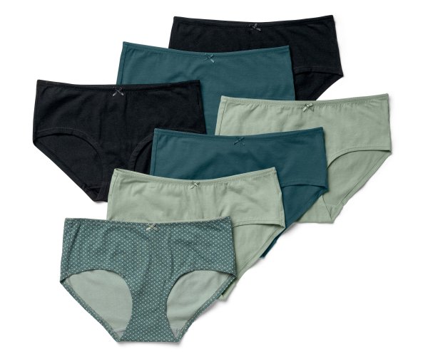 Tchibo - 7 Pantys - Damen - Gr. L - schwarz