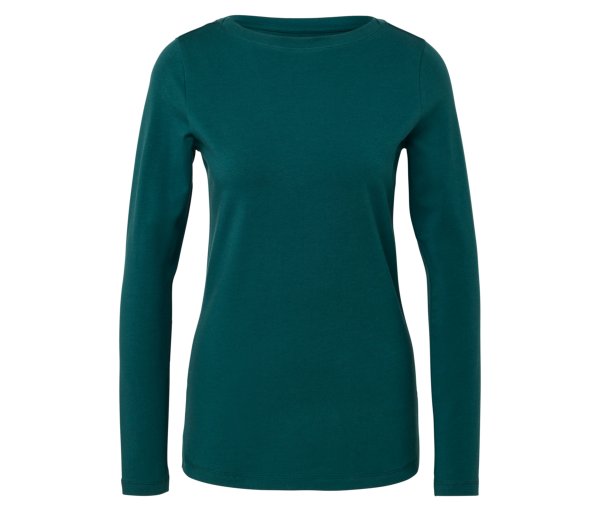 Tchibo - Langarmshirt - Damen - Gr. S - petrol