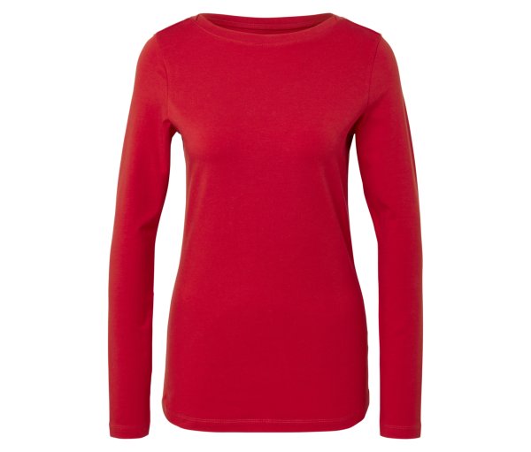 Tchibo - Langarmshirt - Damen - Gr. XL - rot