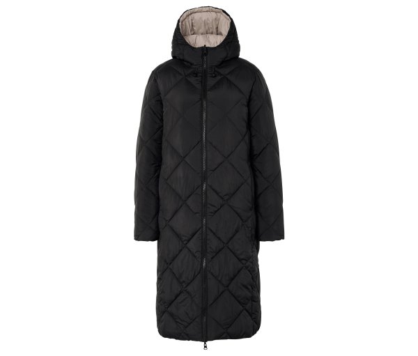 Tchibo - Wendbarer Steppmantel - Damen - Gr. 38 - schwarz