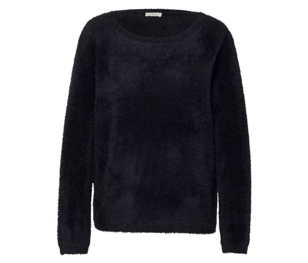 Tchibo - Flauschiger Strickpullover - Damen - Gr. L - schwarz