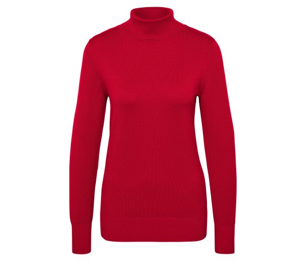 Tchibo - Feinstrick-Rollkragenpullover - Damen - Gr. S - grau