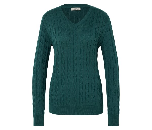 Tchibo - Zopfstrickpullover - Damen - Gr. XXL - petrol