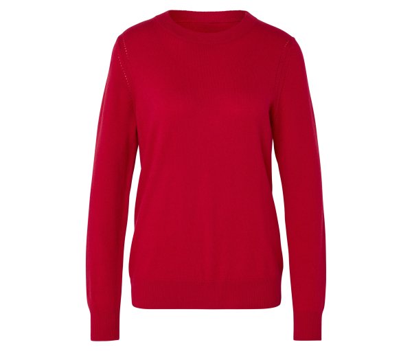 Tchibo - Feinstrickpullover mit Cashmere - Damen - Gr. XXL - rot