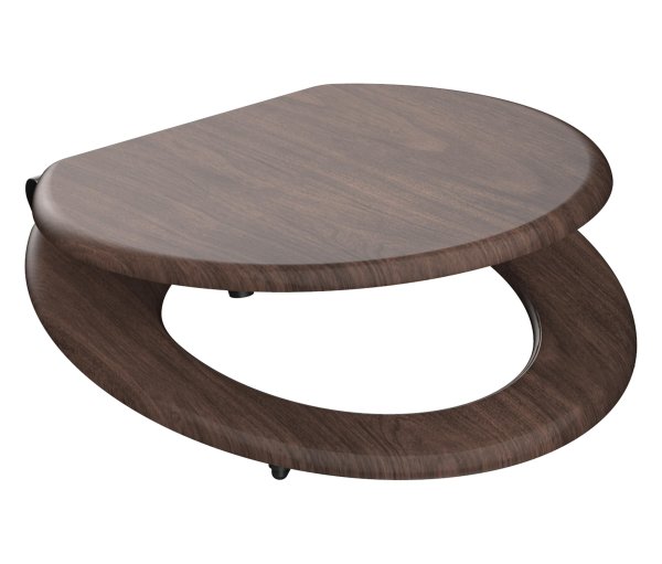 Tchibo - MDF WC-Sitz Dark Wood - dunkelbraun