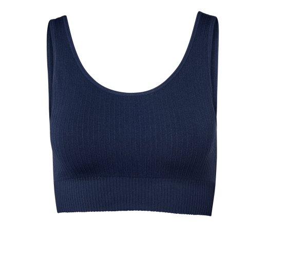 Tchibo - Seamless-Sport-Bustier - Damen - Gr. L - blau