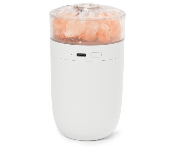 Tchibo - Aromadiffusor mit Salzkristall-Steinen - weiß