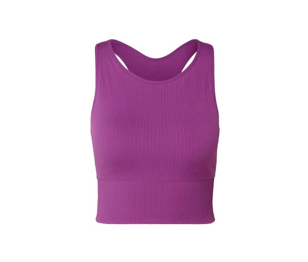 Tchibo - Seamless-Sport-Bralette - Damen - Gr. S - violett