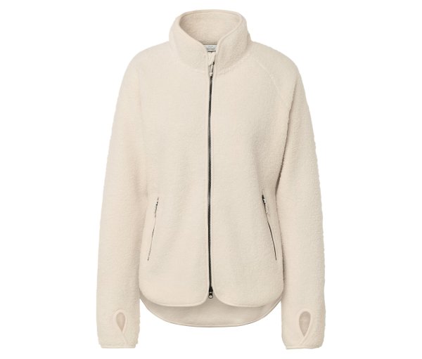 Tchibo - Teddyfleece-Jacke - Damen - Gr. S - creme