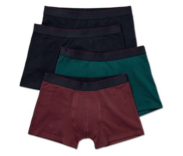 Tchibo - 4 Slipboxer - Herren - Gr. Xl/7 - dunkelrot