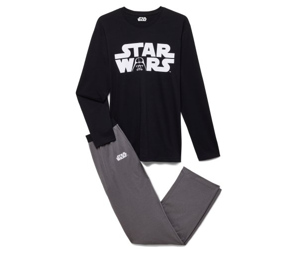 Tchibo - Pyjama-Set »Star Wars« - Herren - Gr. M - schwarz/print