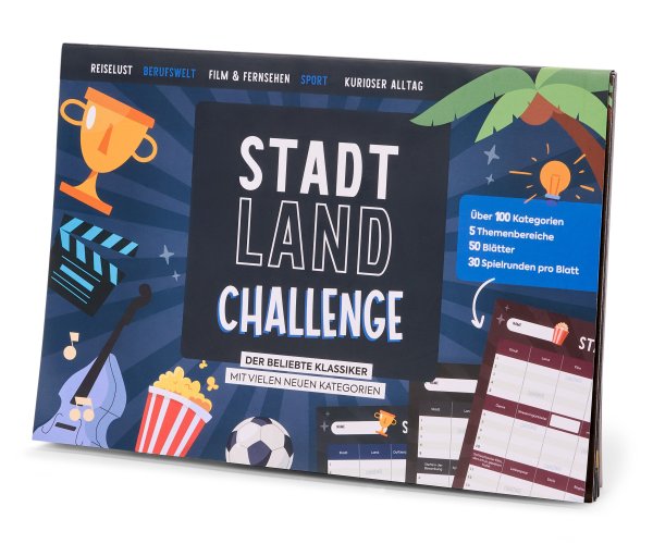 Tchibo - Spielblock »Stadt, Land, Challenge«