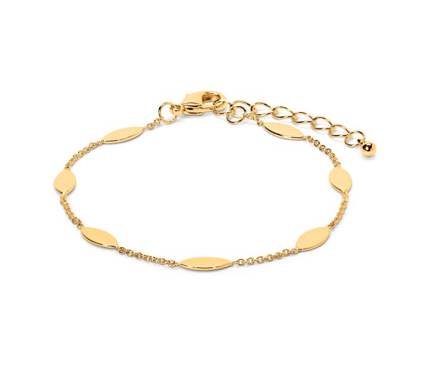 Tchibo - Armband mit Navettes - gold