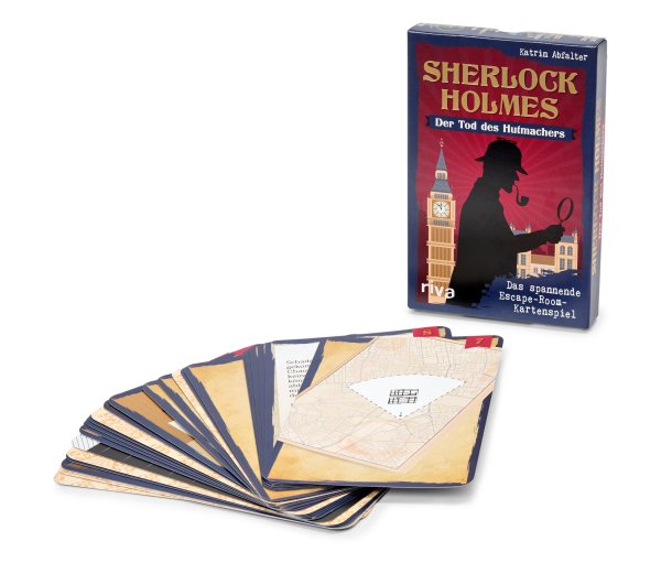Tchibo - Escape-Room-Kartenspiel »Sherlock Holmes – der Tod des Hutmachers«