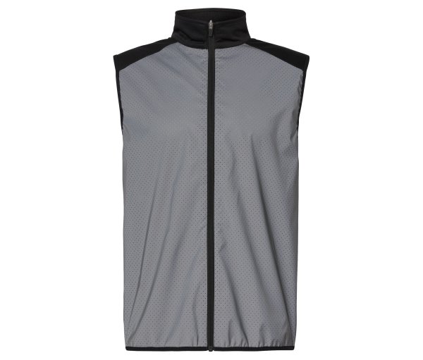 Tchibo - Reflektierende Laufweste - Herren - Gr. S - silber