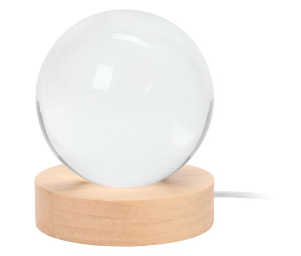 Tchibo - LED-Galaxy-Kristalkugel - braun