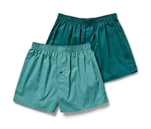 Tchibo - 2 Web-Boxershorts - Herren - Gr. Xl/7 - petrol