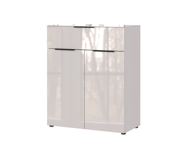 Tchibo - Kommode »Oakland« - 83x102x42cm - Holz / Glas