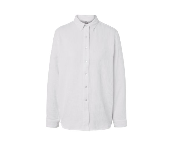 Tchibo - Musselin-Bluse - Damen - Gr. 40 - weiß