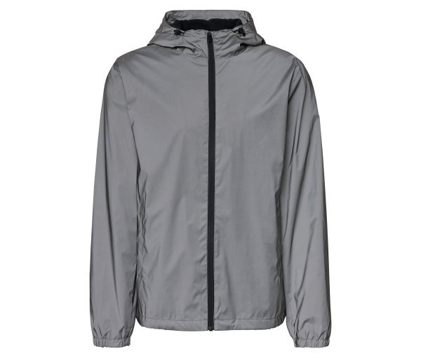 Tchibo - Reflektierende Sportjacke - Herren - Gr. L - silber