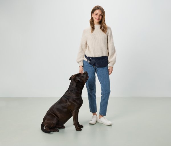 Tchibo - Gassi-und-Leckerlitasche - dunkelblau