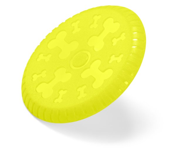 Tchibo - Hunde-Wurfscheibe - gelb