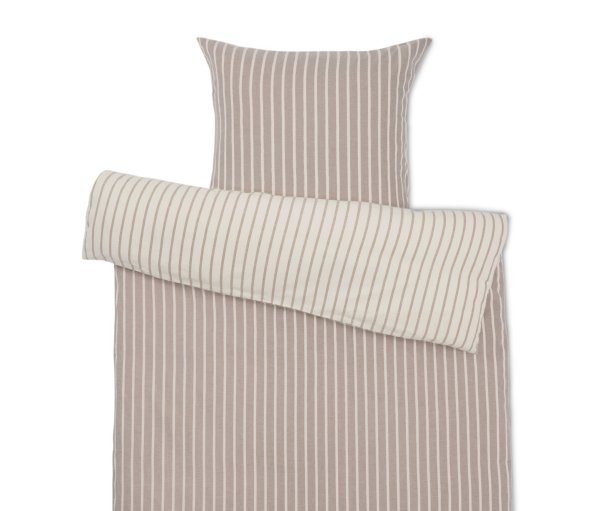 Tchibo - Flanell-Bettwäsche - taupe
