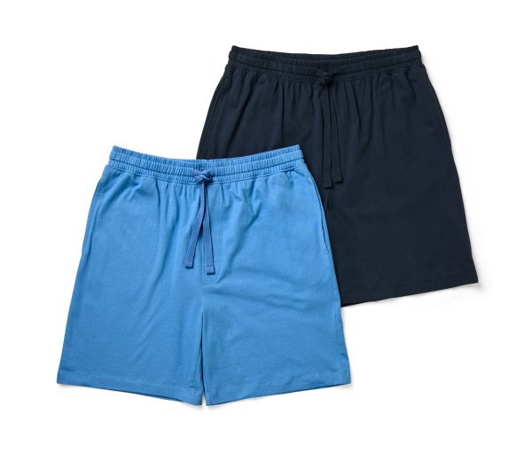 Tchibo - 2 Pyjamashorts - Herren - Gr. M - dunkelblau