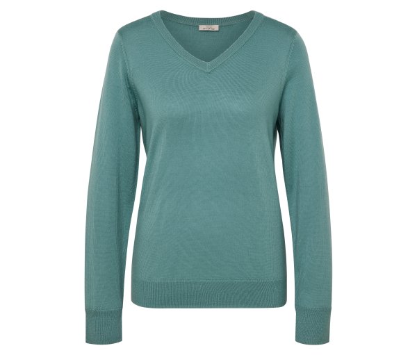 Tchibo - Merino-Feinstrickpullover - Damen - Gr. M - blau