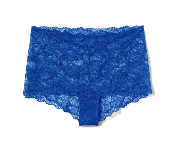 Tchibo - Spitzen-Panty - Damen - Gr. L - dunkelblau