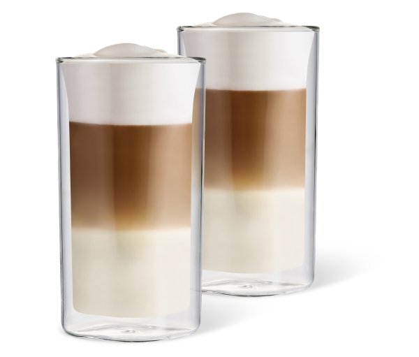Tchibo - 2 Doppelwandige Latte Macchiato Gläser - transparent