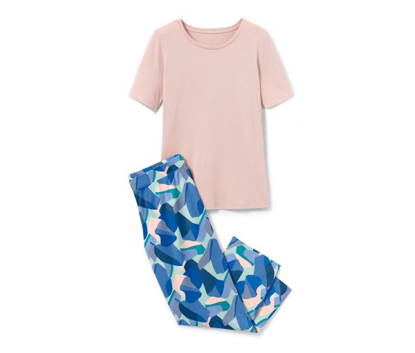 Tchibo - Pyjama - Damen - Gr. M - rosé