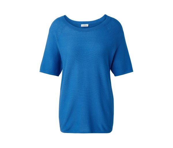 Tchibo - Feinstrick-Shirt - Damen - Gr. S - blau