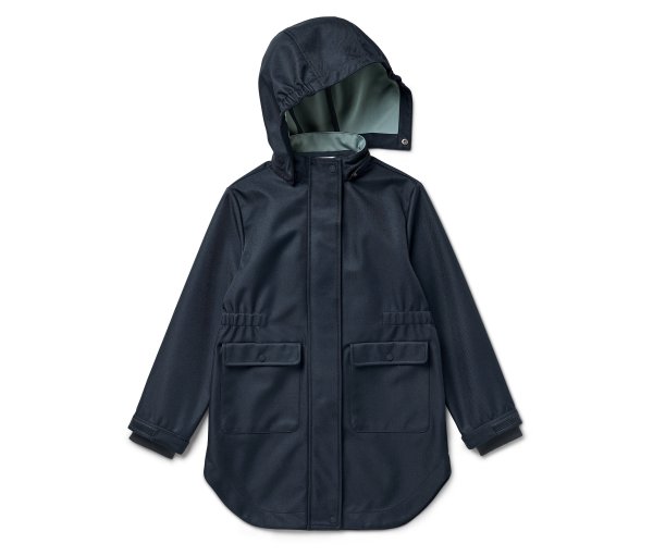 Tchibo - Kinder-Softshellmantel - Mädchen - Gr. 122/128 - dunkelblau