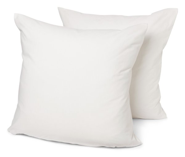 Tchibo - 2 Schutzbezüge für Kopfkissen - offwhite