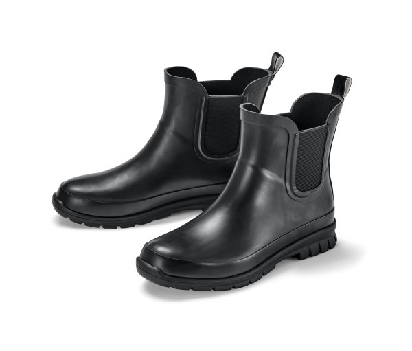 Tchibo - Kinder-Regen-Chelseaboots - Herren - Gr. 36-37 - schwarz