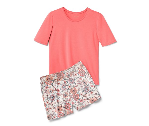 Tchibo - Shorty-Pyjama - Damen - Gr. M - creme