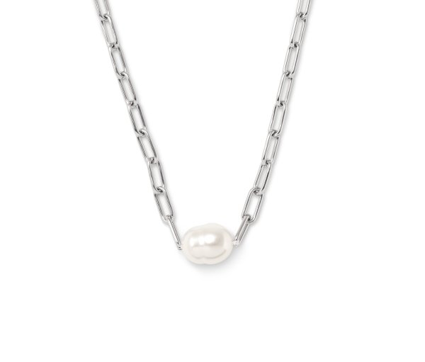 Tchibo - Kette mit Perle - silber